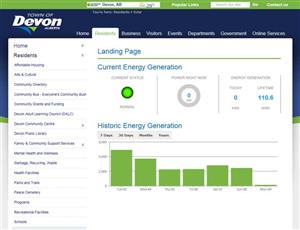 Town of Devon Solar Page